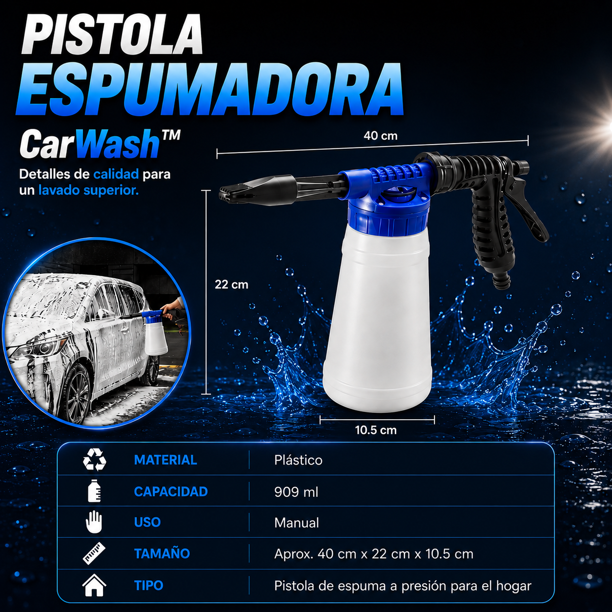 Pistola Espumadora CarWash™