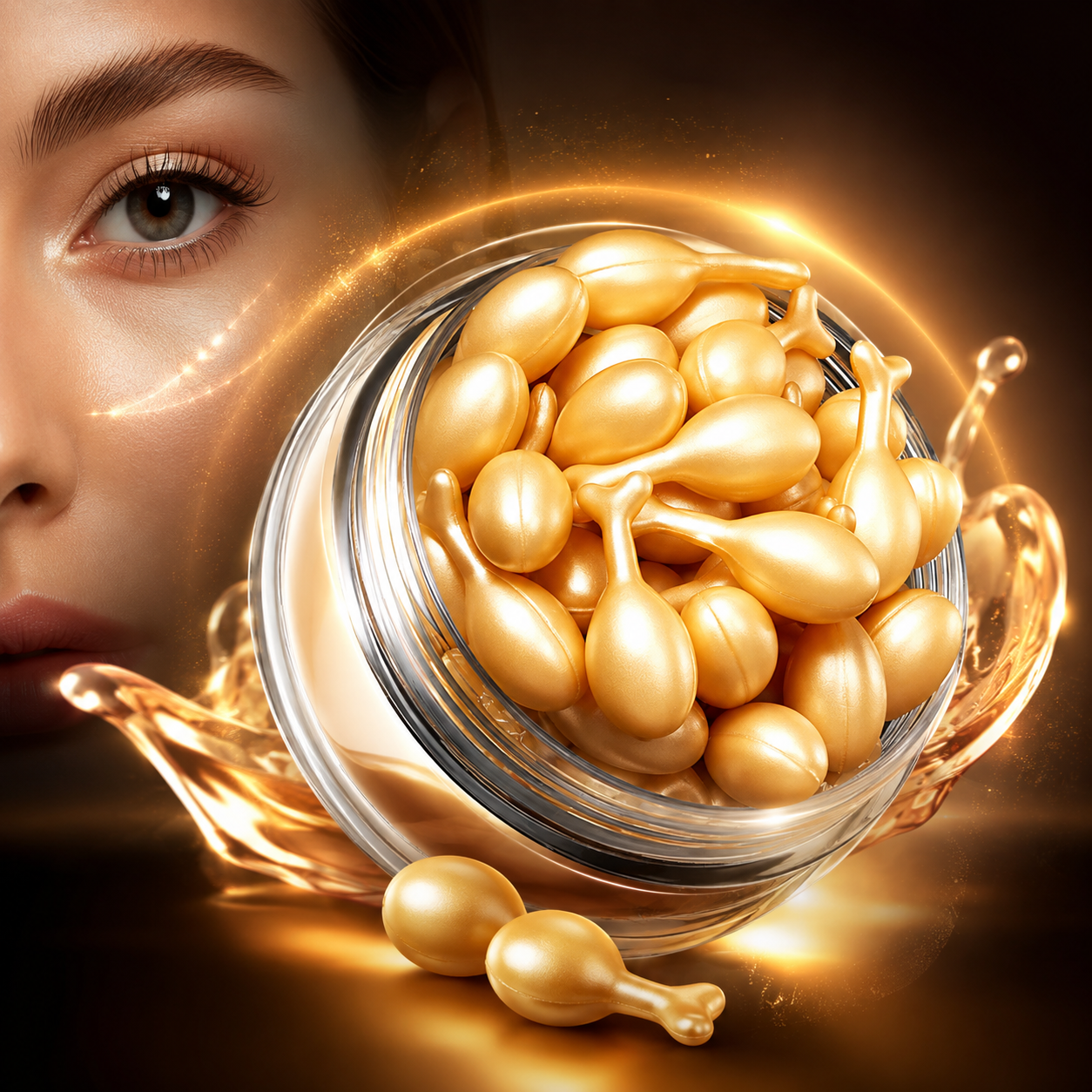 HyaluGlow™ | Cápsulas de Ácido Hialurónico + Glicerina