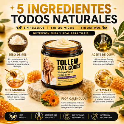 Tollew Evil Goods™ | Bálsamo Facial de Miel y Res 120g
