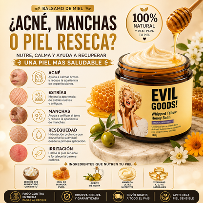 Tollew Evil Goods™ | Bálsamo Facial de Miel y Res 120g