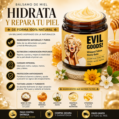 Tollew Evil Goods™ | Bálsamo Facial de Miel y Res 120g