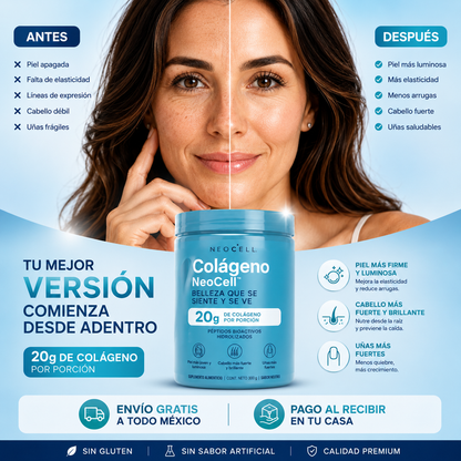 Colágeno NeoCell™ | Suplemento para Piel, Cabello y Uñas