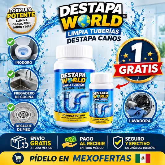 Destapa World™ | Limpia Tuberías Destapa Caños