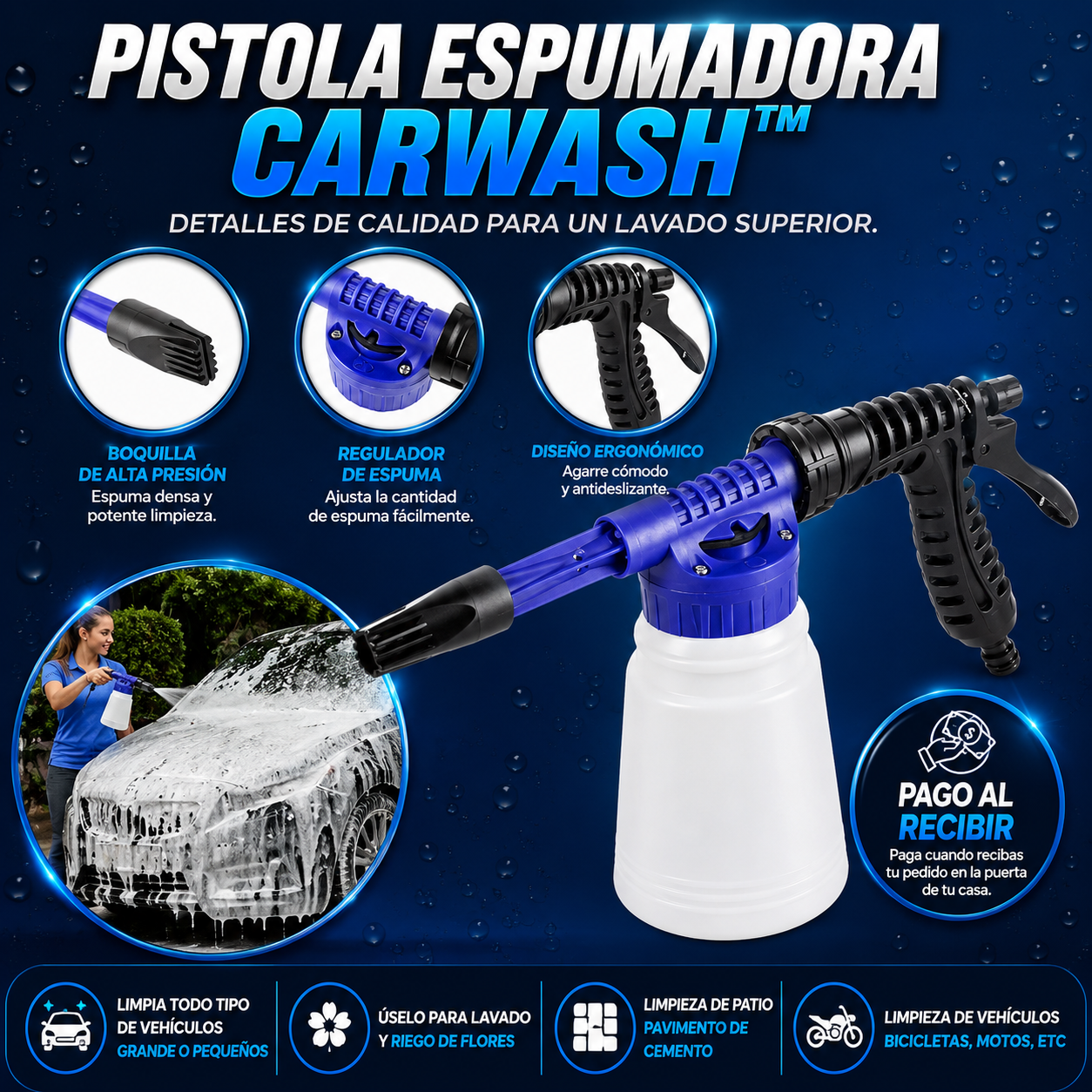 Pistola Espumadora CarWash™