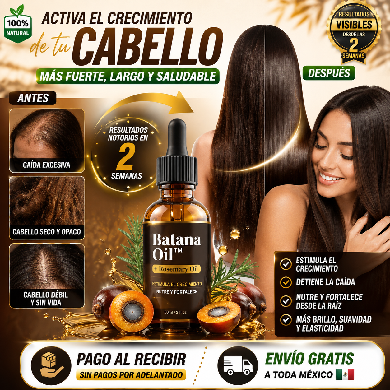 Batana Oil™ | Aceite Para el Crecimiento del Cabello