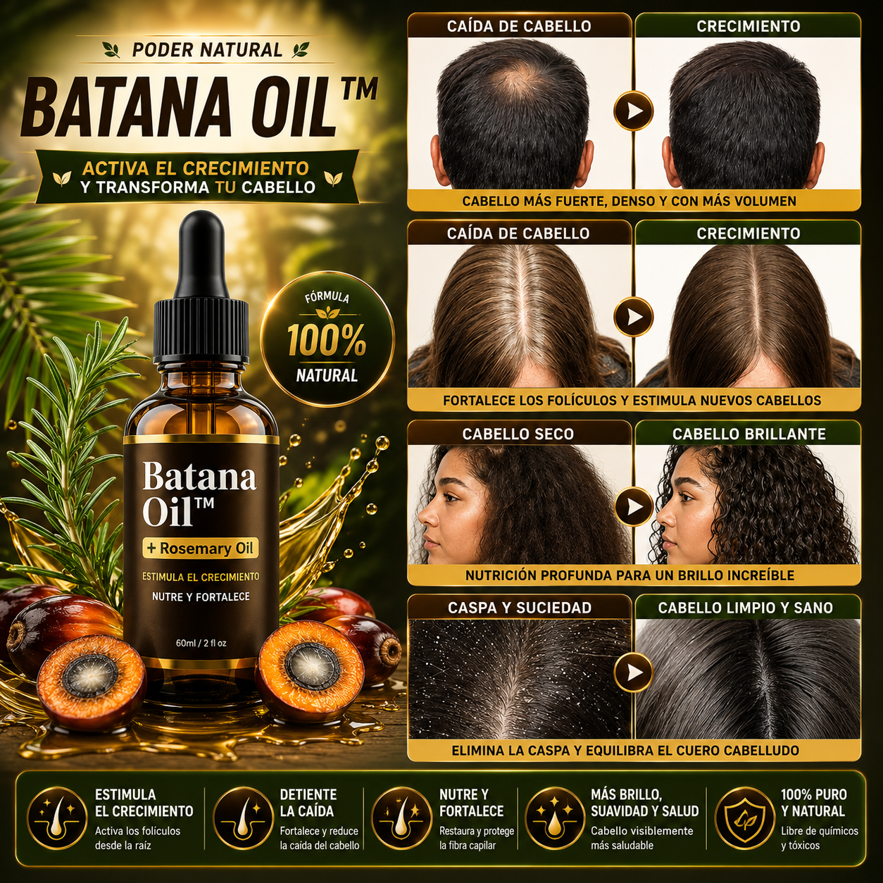 Batana Oil™ | Aceite Para el Crecimiento del Cabello