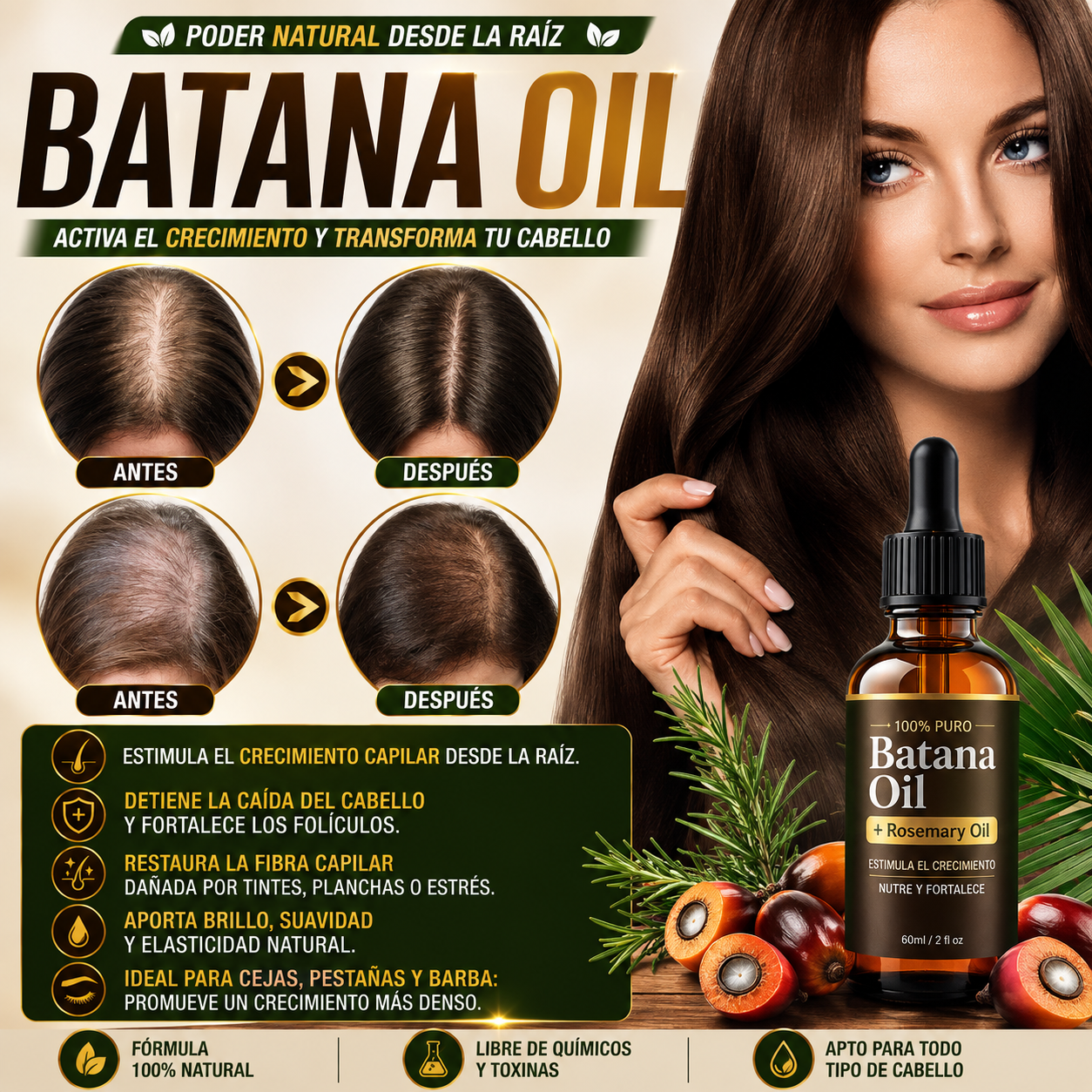 Batana Oil™ | Aceite Para el Crecimiento del Cabello
