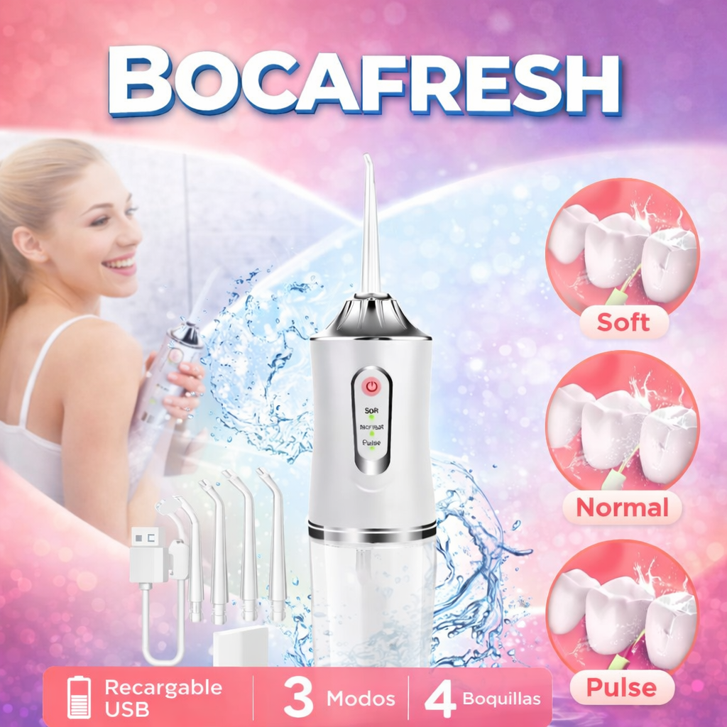 Limpiador Eléctrico Bucal Para Dientes BOCAFRESH