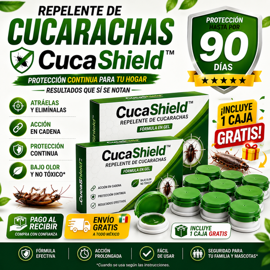 Repelente De Cucarachas | CucaShield™