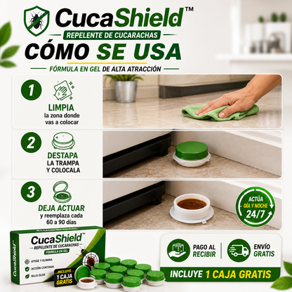 Repelente De Cucarachas | CucaShield™