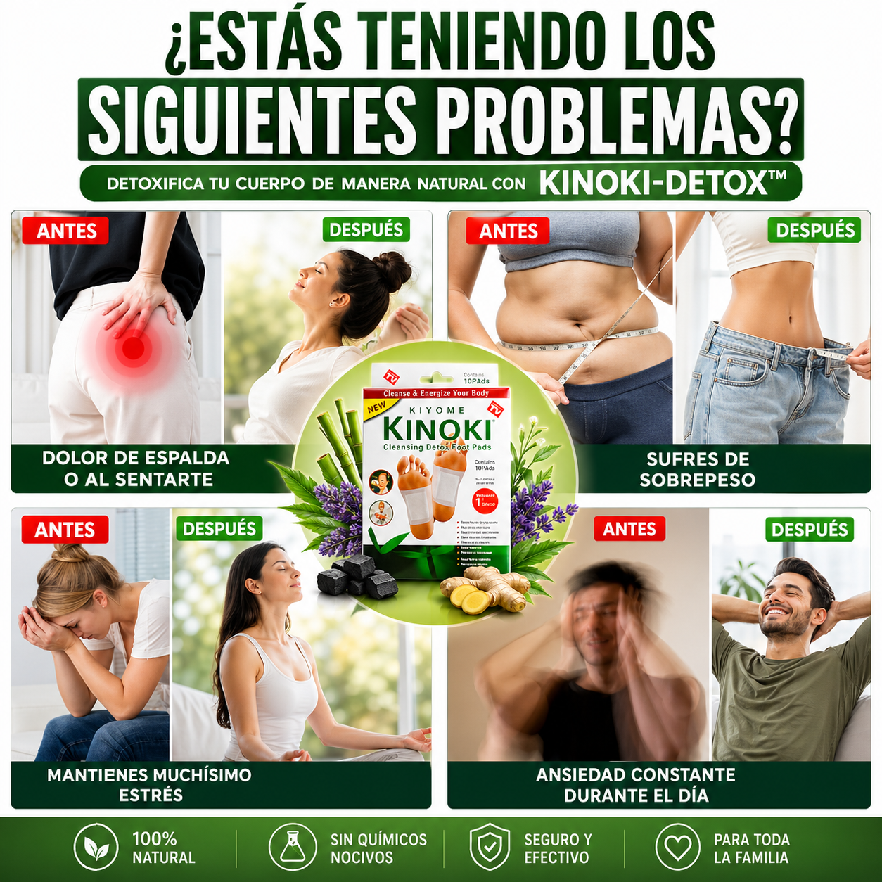 Parches Desintoxicantes KINOKI-DETOX™