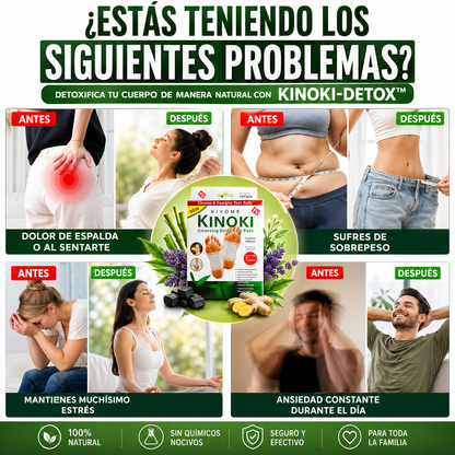 Parches Desintoxicantes KINOKI-DETOX™