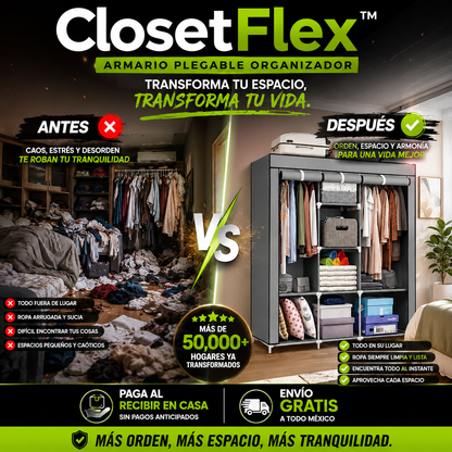 ClosetFlex™ | Armario Plegable Organizador
