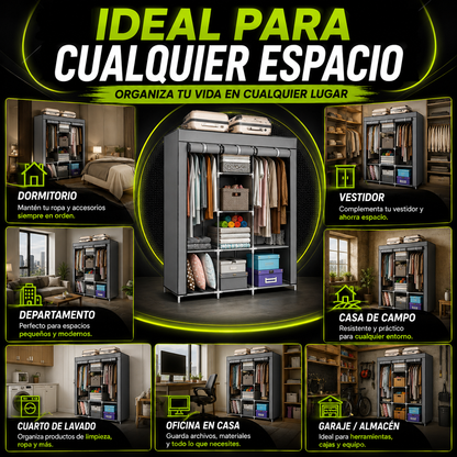 ClosetFlex™ | Armario Plegable Organizador
