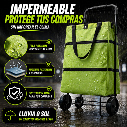 MarketGo™ | Carrito de Mercado Plegable