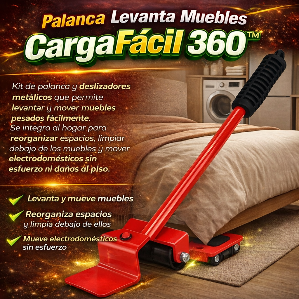 Palanca Levanta Muebles CargaFácil 360™