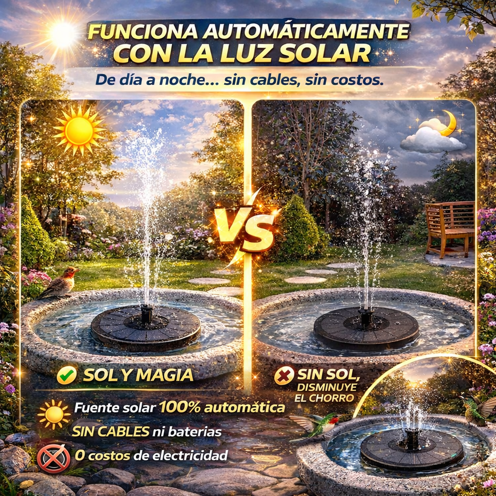 Fuente de Agua Energía Solar AquaSol™
