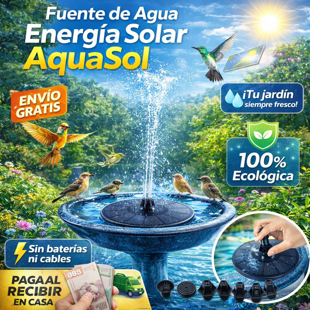 Fuente de Agua Energía Solar AquaSol™