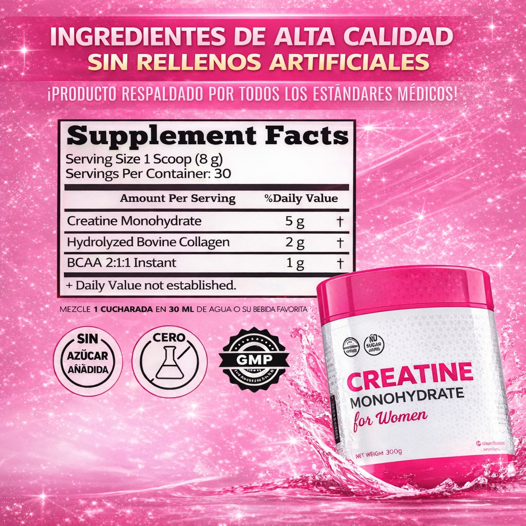 Creatina Monohydrate For Women GLUTE PRO™