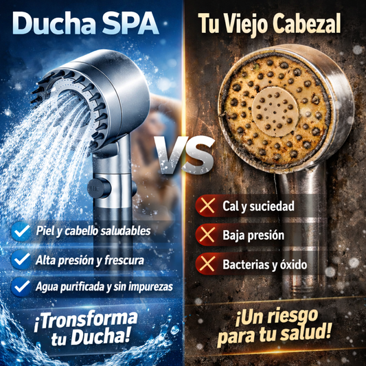 Regadera Masajeadora Con Filtro DUCHA SPA™