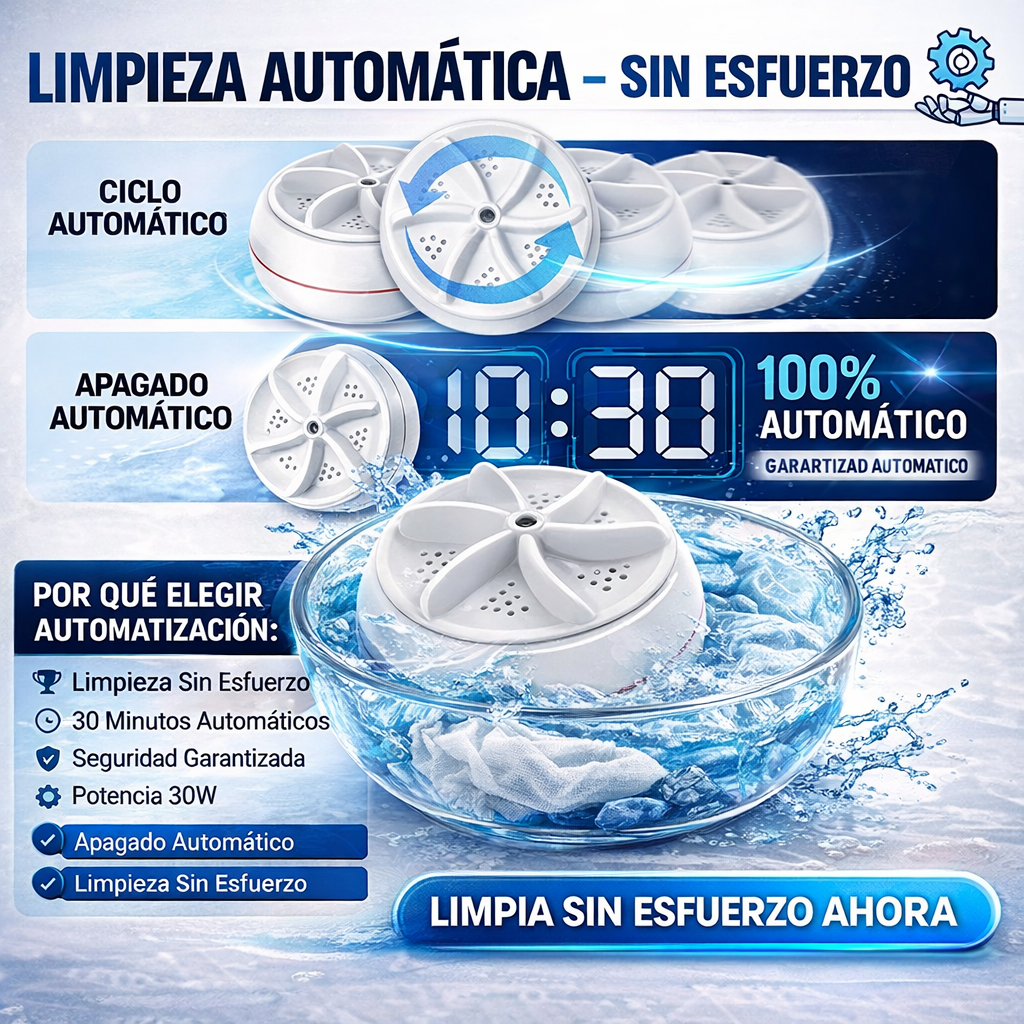 Mini Lavadora Portatil USB MiniWash X™