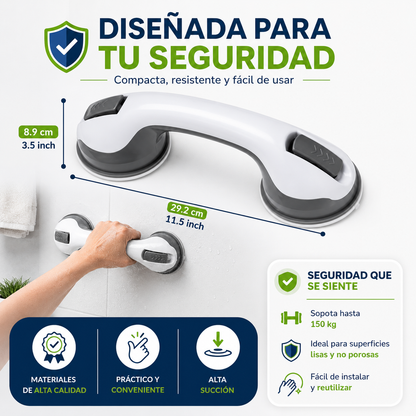 SafeGrip™ | Barra de Seguridad Antideslizante