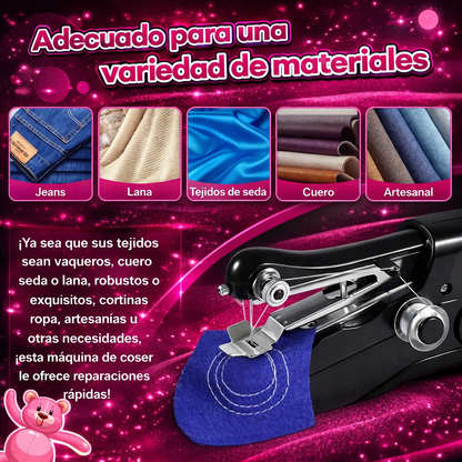 Mini Máquina De Coser Portátil TelaFix™