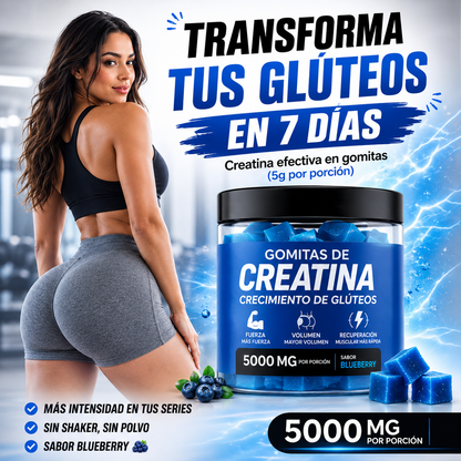 Gomitas de Creatina™ | Crecimiento de Glúteos