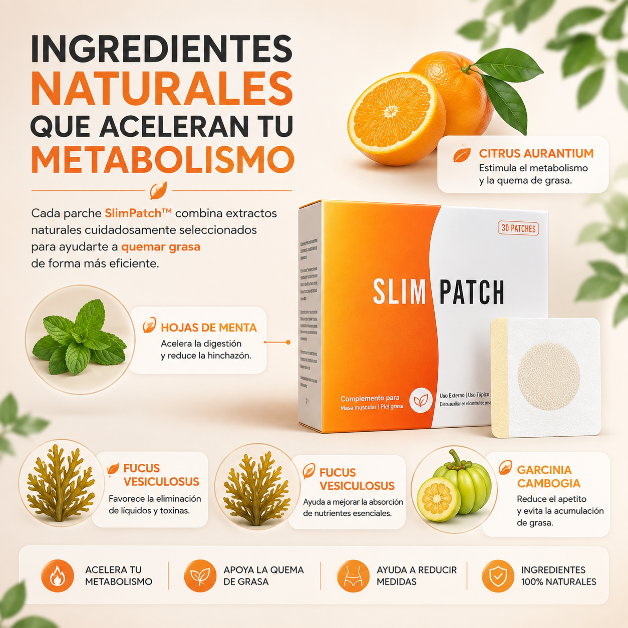 Parches Metabólicos | SlimPatch™
