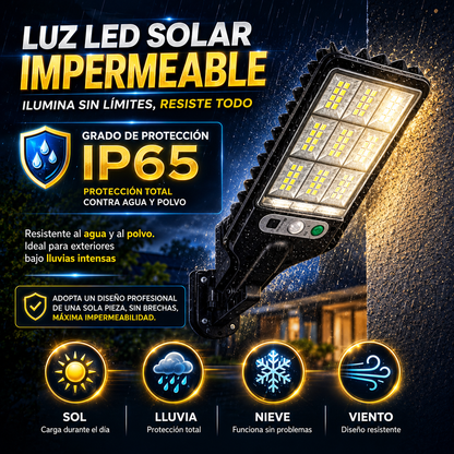 SOLARIX™ | Mega Pack 3 Lámparas LED Solares