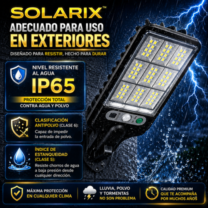 SOLARIX™ | Mega Pack 3 Lámparas LED Solares