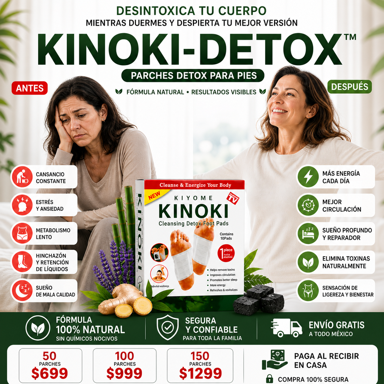 Parches Desintoxicantes KINOKI-DETOX™