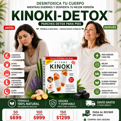 Parches Desintoxicantes KINOKI-DETOX™