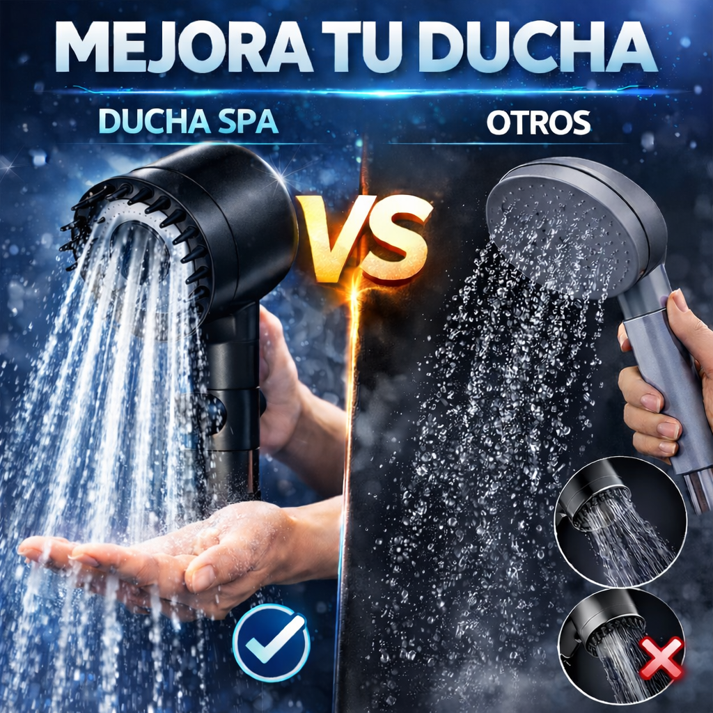 Regadera Masajeadora Con Filtro | DUCHA SPA™