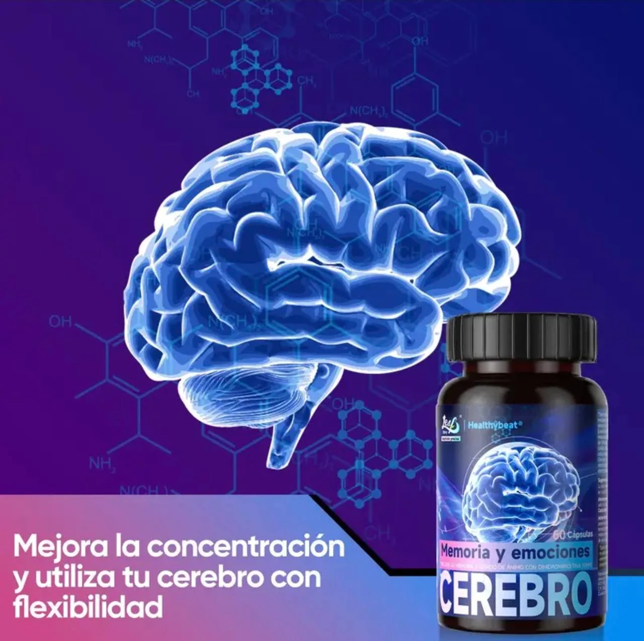 Suplemento Avanzado Para el Soporte Cerebral 60cp CEREBRO