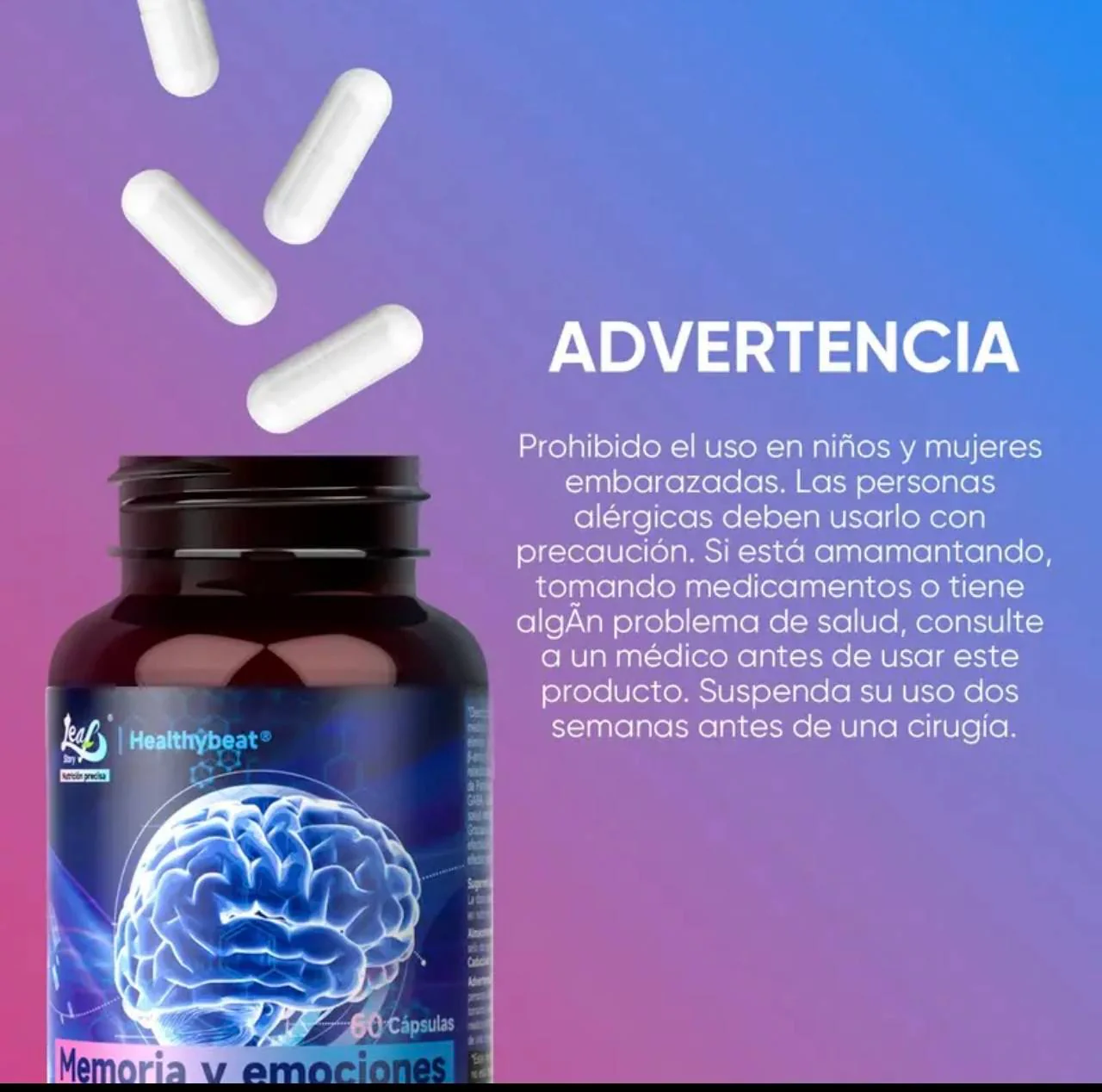 Suplemento Avanzado Para el Soporte Cerebral 60cp CEREBRO