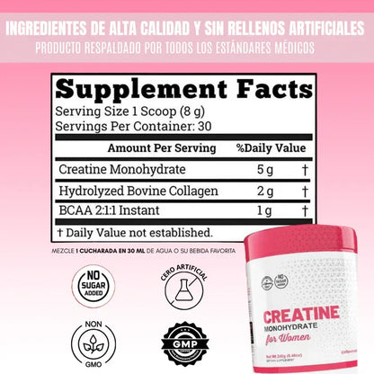 Creatina Monohydrate GLUTE PRO