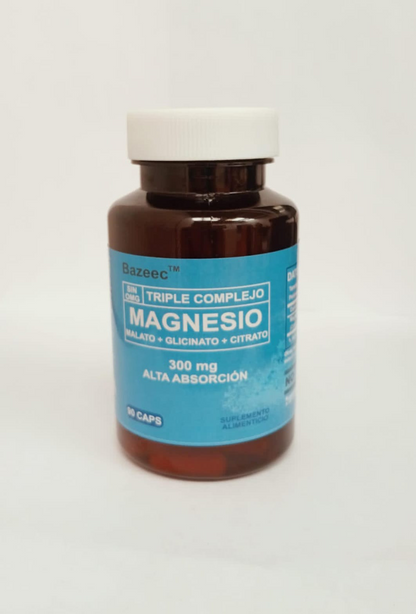 Magnesio Triple Complejo 3 En 1 con 90cp TRIPLE COMPLEX
